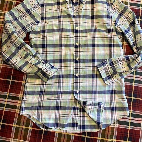 Ralph Lauren Classic Fit Men’s Plaid Button Down - Picture 4 of 9